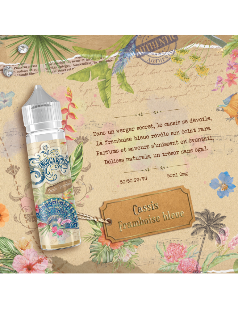 Cassis Framboise Bleue 50ml Singularités - Al-Kimiya view 6