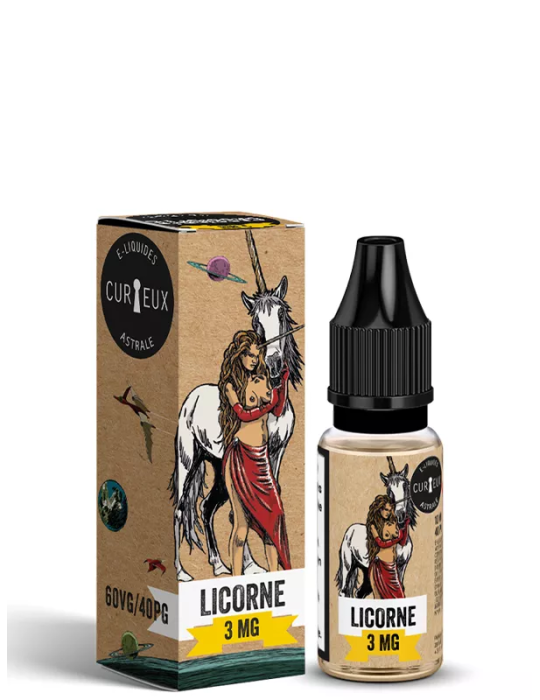 Eliquide Licorne Sel de nicotine / Curieux Astrale view 31
